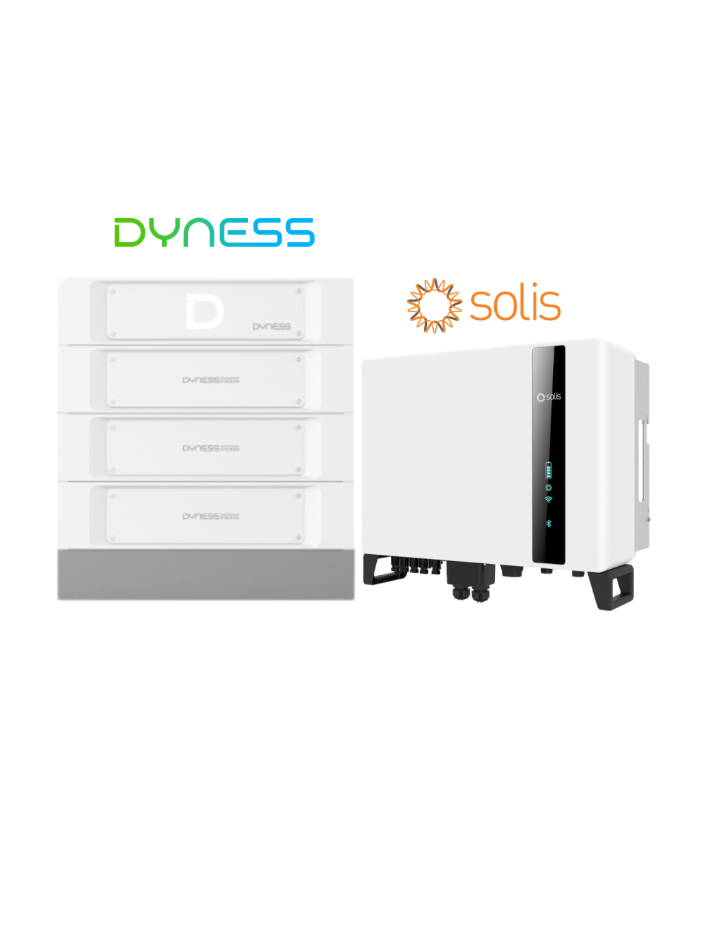 10 kW hibridinis inverteris ir 15.36 kWh Dyness kaupiklis 10 kW hibridinis inverteris ir 15.36 kWh Dyness kaupiklis