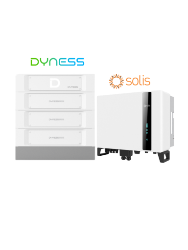 10 kW hibridinis inverteris ir 15.36 kWh Dyness kaupiklis