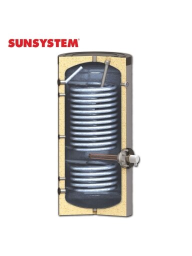 1000 l Sunsystem emaliuotas vandens šildytuvas (boileris) šilumos siurbliams SWP2N 1000 1000 l Sunsystem emaliuotas vandens šildytuvas (boileris) šilumos siurbliams SWP2N 1000