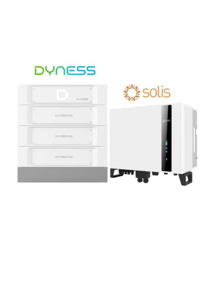10 kW hibridinis inverteris ir 15.36 kWh Dyness kaupiklis 10 kW hibridinis inverteris ir 15.36 kWh Dyness kaupiklis