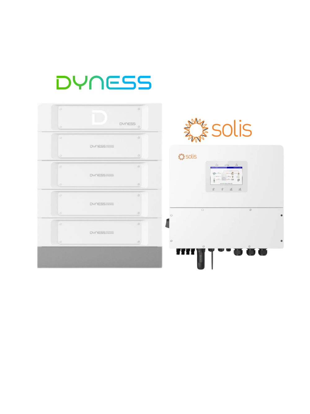 15 kW hibridinis inverteris ir 20,48 kWh Dyness kaupiklis