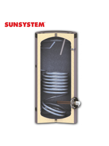 150 l Sunsystem emaliuotas vandens šildytuvas (boileris) šildymo katilams SN 150
