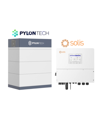 15 kW hibridinis inverteris ir 15,36 kWh Pylontech kaupiklis 15 kW hibridinis inverteris ir 15,36 kWh Pylontech kaupiklis