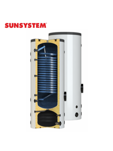 250 l + 60 l Sunsystem emaliuotas vandens šildytuvas (boileris) SWPH 250/60 250 l + 60 l Sunsystem emaliuotas vandens šildytuvas (boileris) SWPH 250/60