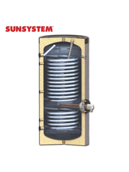 300 l Sunsystem emaliuotas vandens šildytuvas (boileris) šilumos siurbliams SWP2N 300