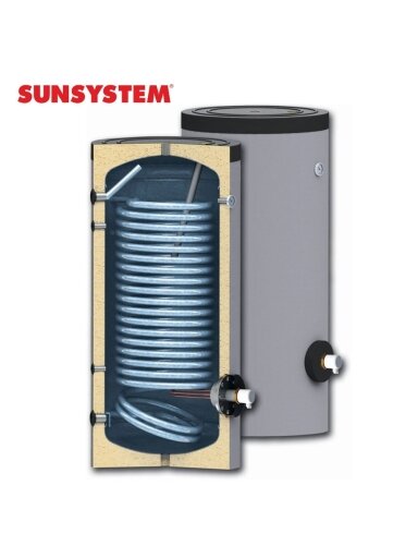 500 l Sunsystem emaliuotas vandens šildytuvas (boileris) šilumos siurbliams SWPN 500 500 l Sunsystem emaliuotas vandens šildytuvas (boileris) šilumos siurbliams SWPN 500