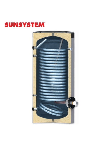 500 l Sunsystem emaliuotas vandens šildytuvas (boileris) šilumos siurbliams SWPN 500 500 l Sunsystem emaliuotas vandens šildytuvas (boileris) šilumos siurbliams SWPN 500