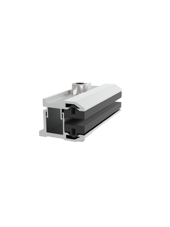 END CLAMP GLASS-GLASS HOP-TEC