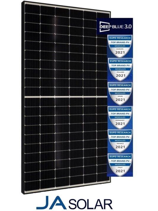JA SOLAR 405W Black Frame